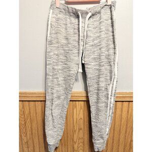 Gray And White Reflex Sweatpants With Butt Pockets Women’s Size Large